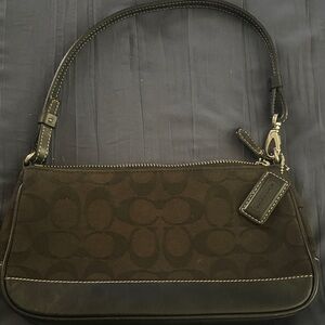 Coach Signature Brown Shoulder Bag
